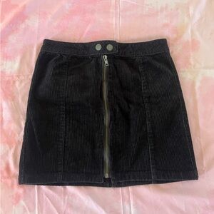 BLUESPICE BLACK VELVET SKIRT